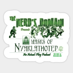 ND Presents Masks of Nyarlathotep Sticker